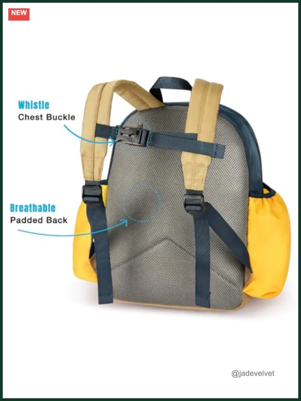 Kids Backpack for Boys 6-8 with Whistle Chest Buckle, 3 Compartments, Machine